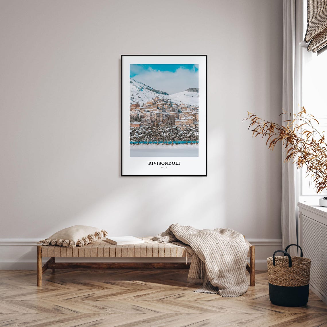 Rivisondoli Print Rivisondoli Photo Poster Rivisondoli Travel Wall Art Rivisondoli Map Print Rivisondoli Photography Print Italy - Image 3
