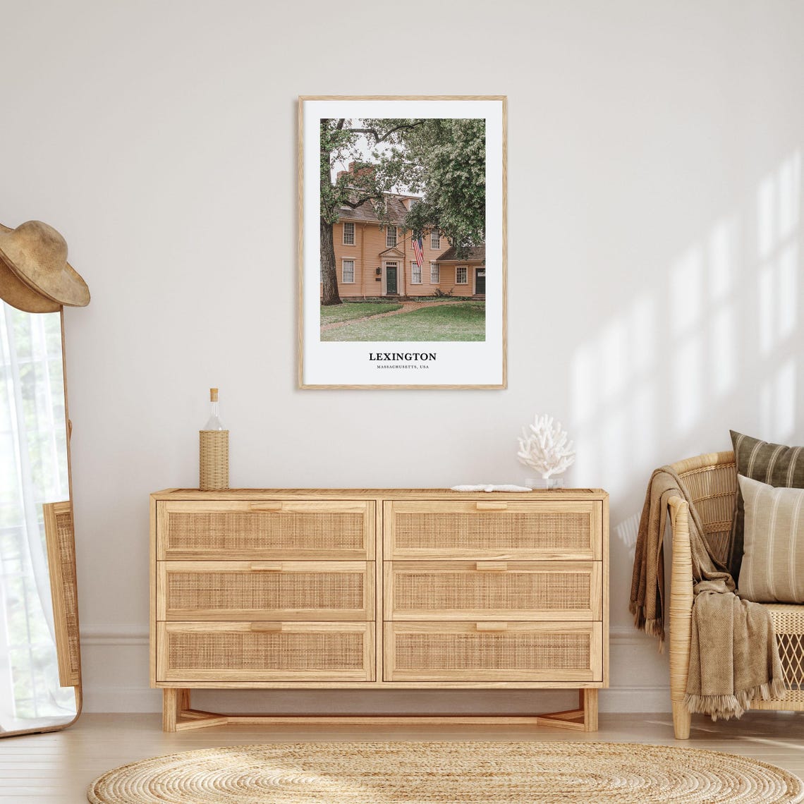 Lexington Print Massachusetts Lexington Photo Poster Lexington Travel Wall Art Lexington Map Print Lexington Photography Print Usa - Image 2