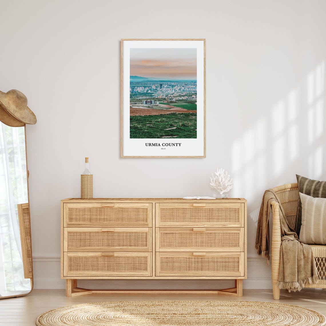 Urmia County Print Urmia County Photo Poster Urmia County Travel Wall Art Urmia County Map Print Urmia County Photography Print Iran - Image 2