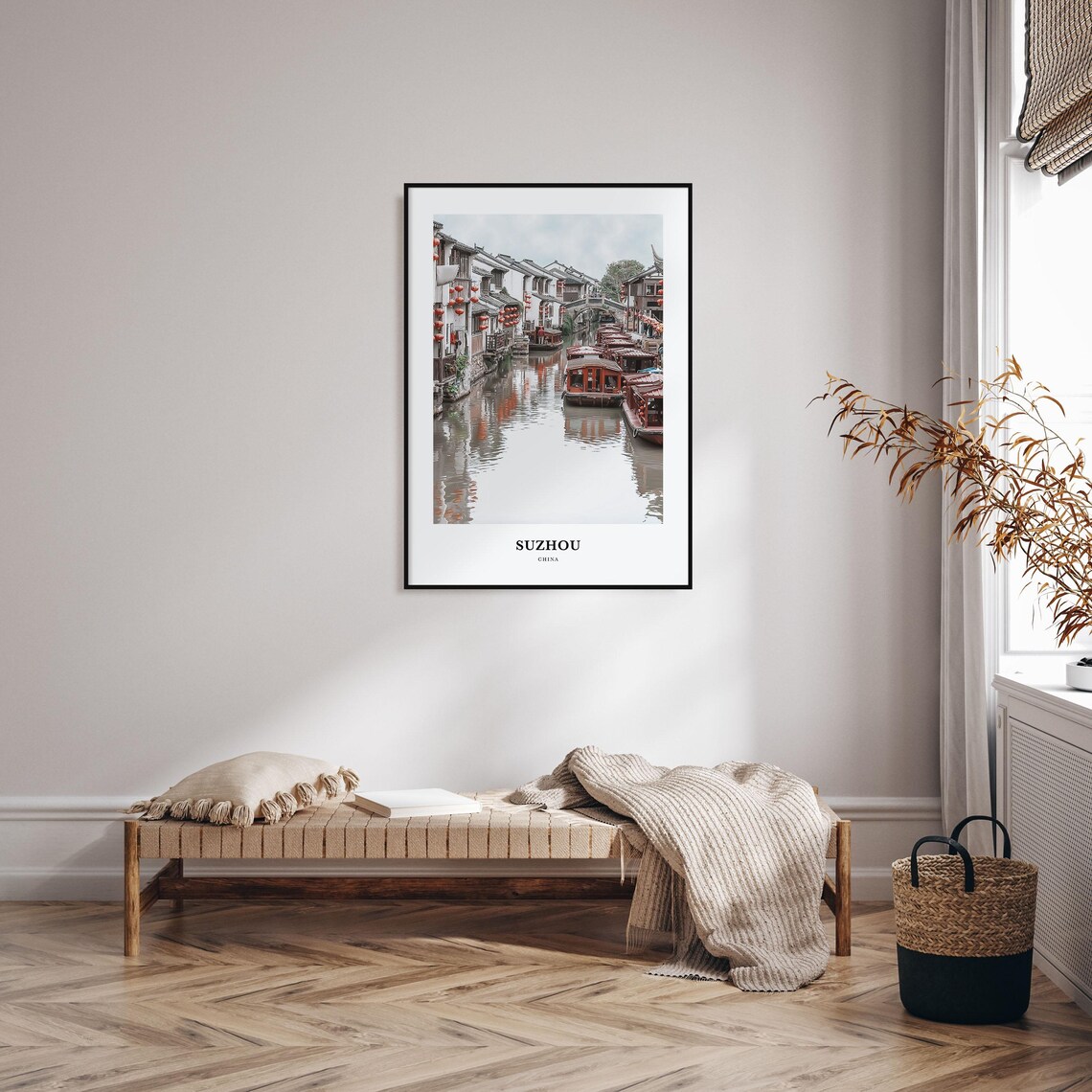 Suzhou Print Suzhou Photo Poster Suzhou Travel Wall Art Suzhou Map Print Suzhou Photography Print Suzhou Wall Dcor China - Image 3