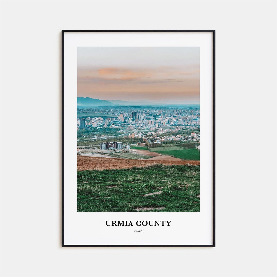 Urmia County Print Urmia County Photo Poster Urmia County Travel Wall Art Urmia County Map Print Urmia County Photography Print Iran