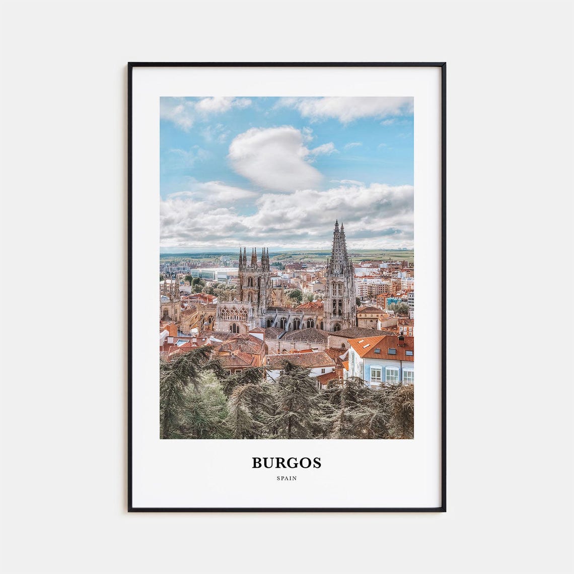 Burgos Print Burgos Photo Poster Burgos Travel Wall Art Burgos Map Print Burgos Photography Print Burgos Wall Dcor Spain
