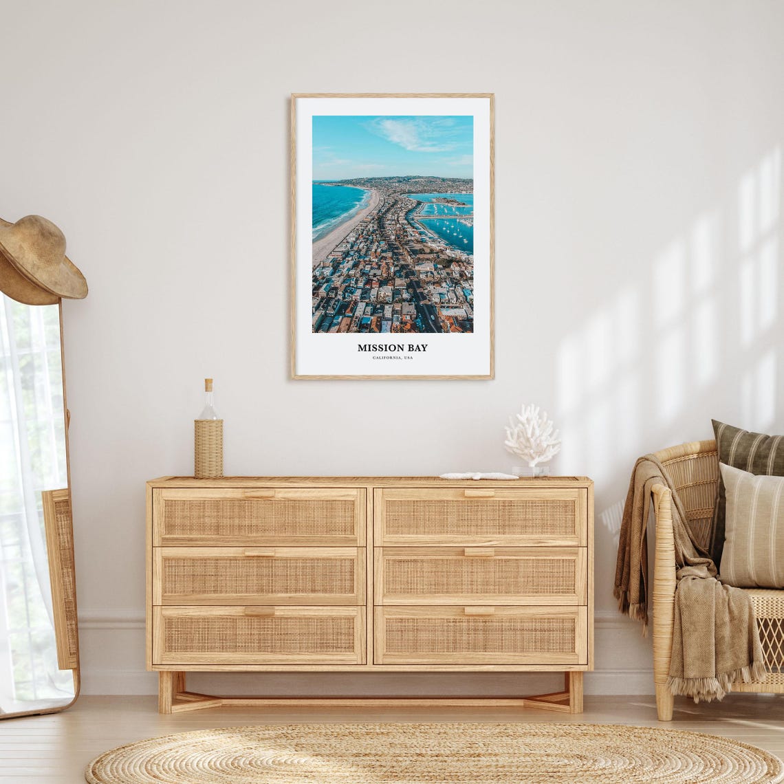 Mission Bay Print Mission Bay Photo Poster Mission Bay Travel Wall Art Mission Bay Map Print Mission Bay Photography California Usa - Image 2