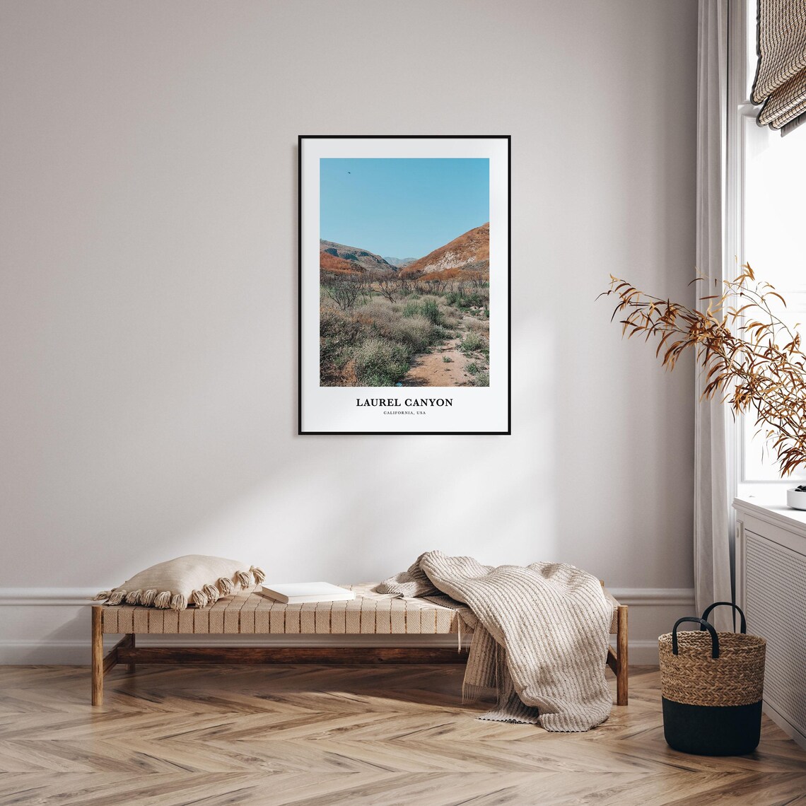 Laurel Canyon Travel Poster, California Map Art - Image 3
