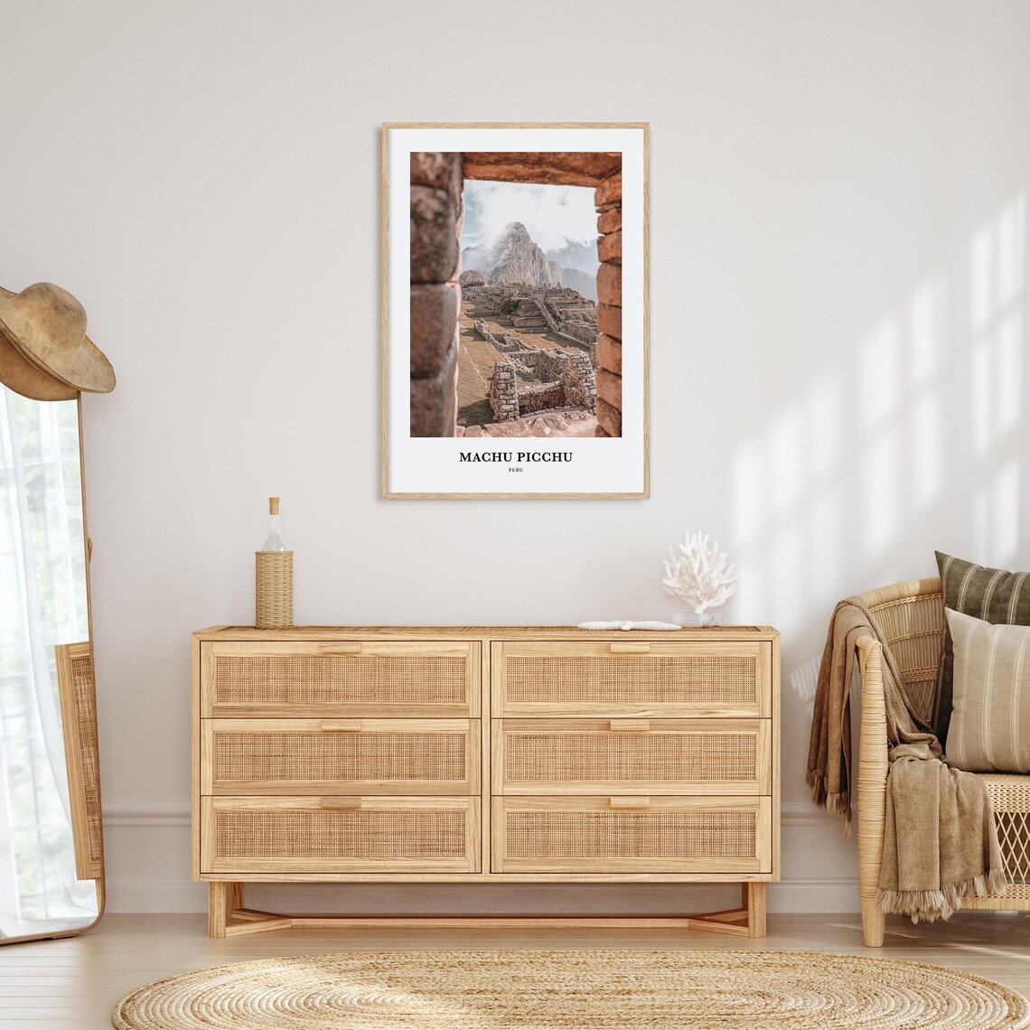 Machu Picchu Travel Poster, Peru Map Print - Image 2