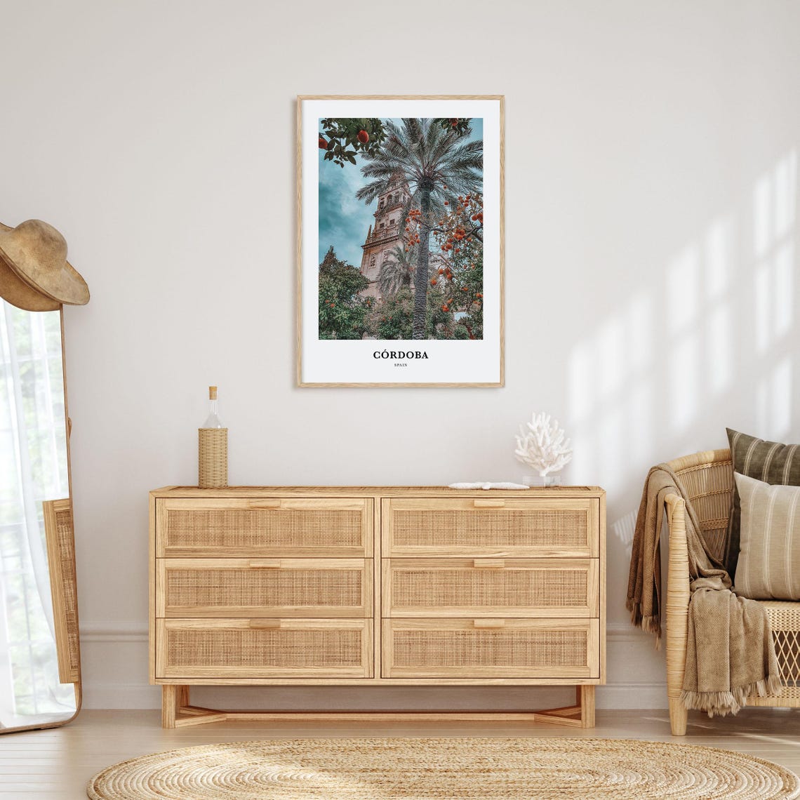 Cordoba Print Spain Cordoba Photo Poster Cordoba Travel Wall Art Cordoba Map Print Cordoba Photography Print Cordoba Wall Dcor - Image 2