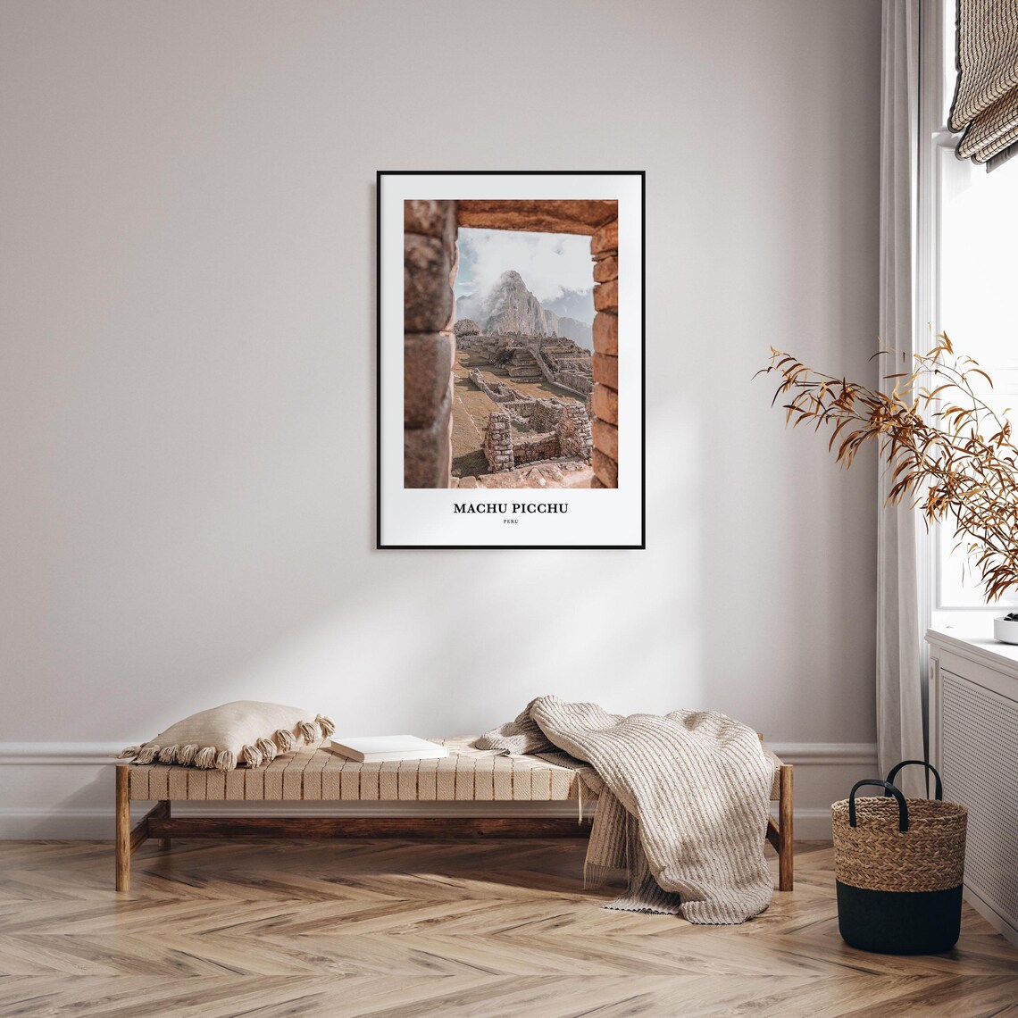 Machu Picchu Travel Poster, Peru Map Print - Image 3