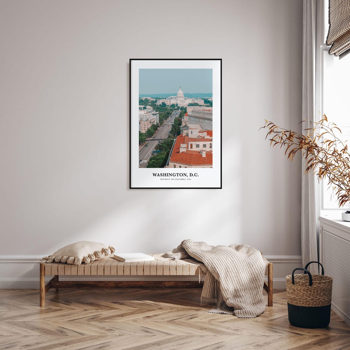 Washington DC Capitol Dome Pennsylvania Avenue Landmark Poster - Image 3