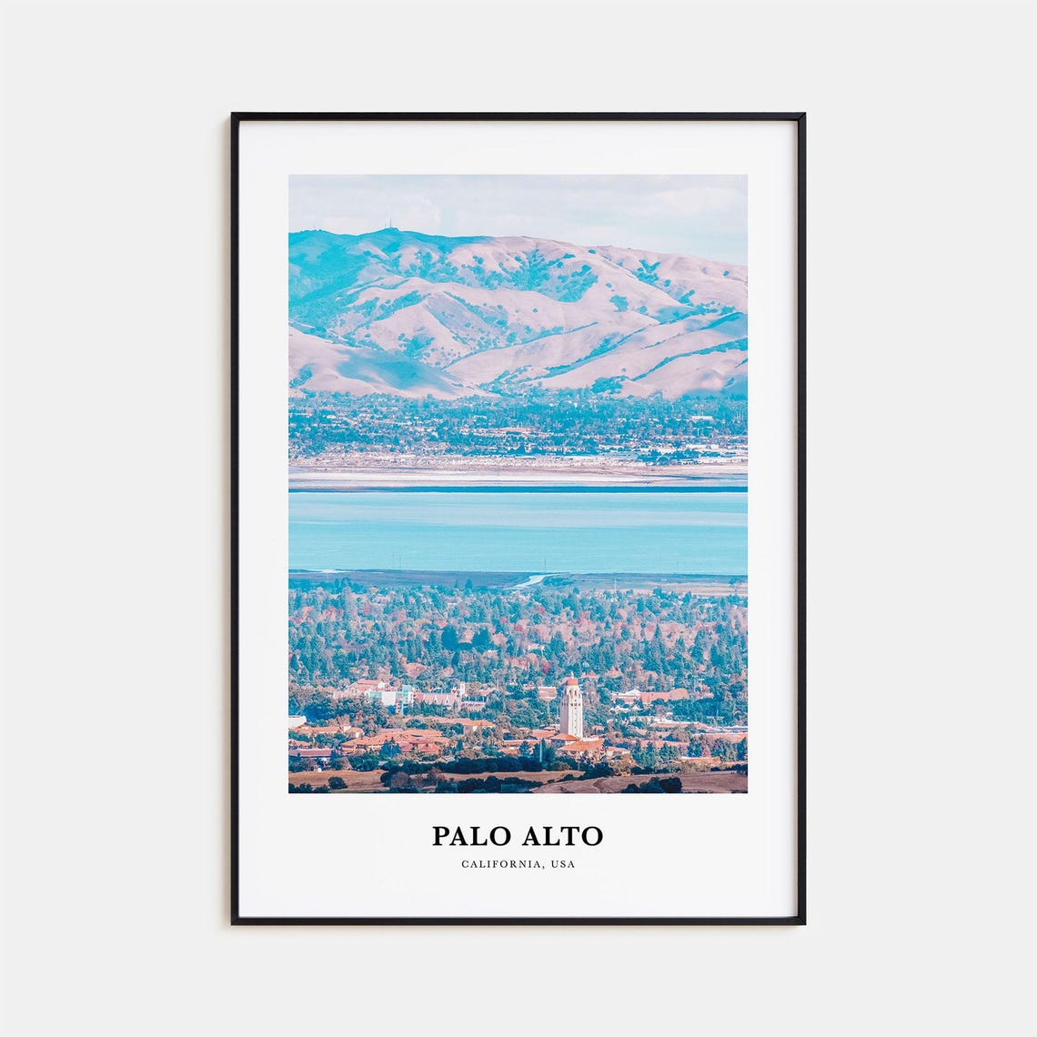 Palo Alto Print Palo Alto Photo Poster Palo Alto Travel Wall Art Palo Alto Map Print Palo Alto Photography Print California Usa