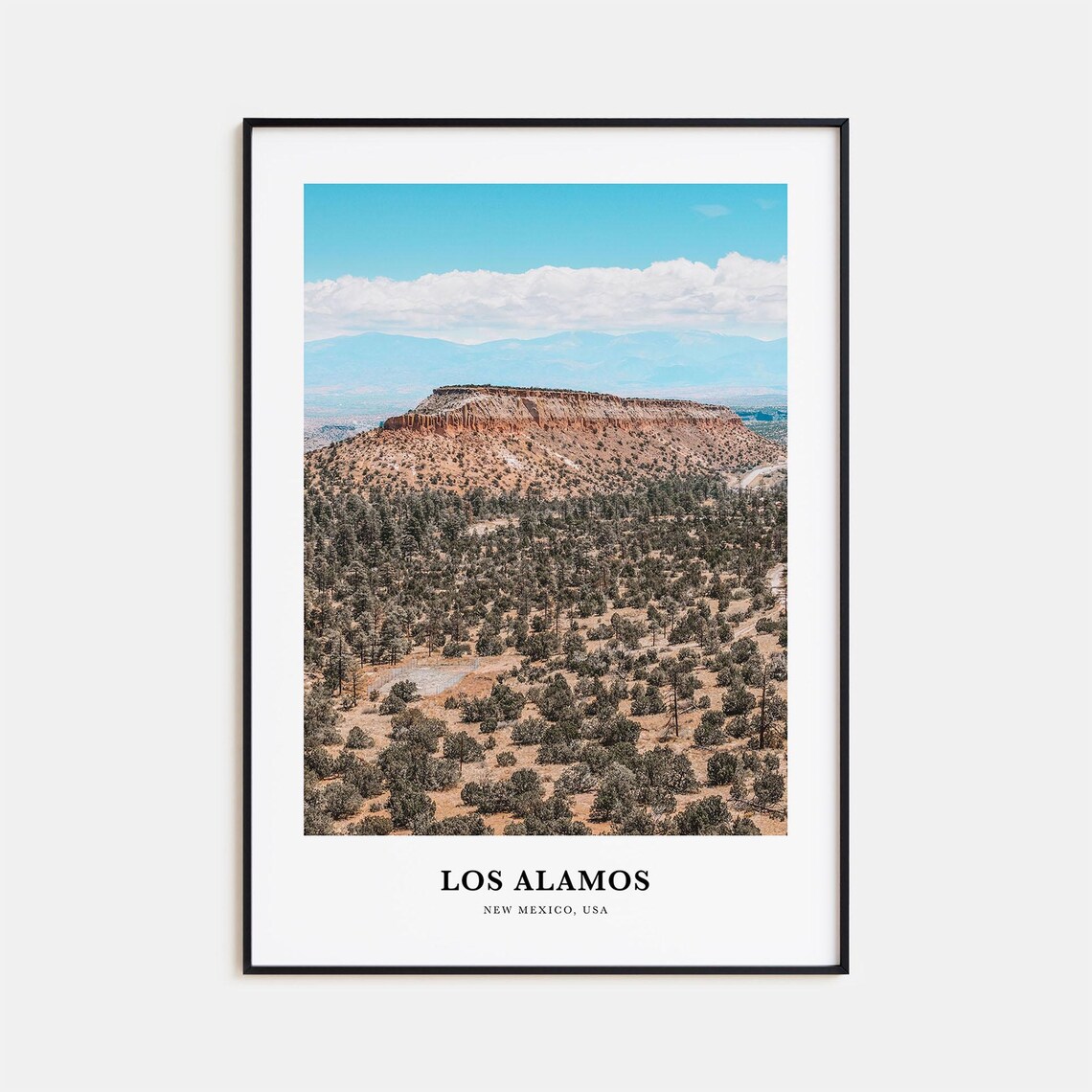 Los Alamos Travel Poster, New Mexico Wall Art
