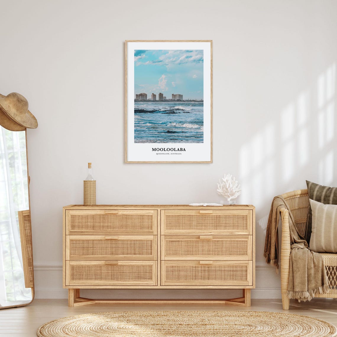 Mooloolaba Queensland Australia Surf Beach Skyline Photography Poster - Image 2