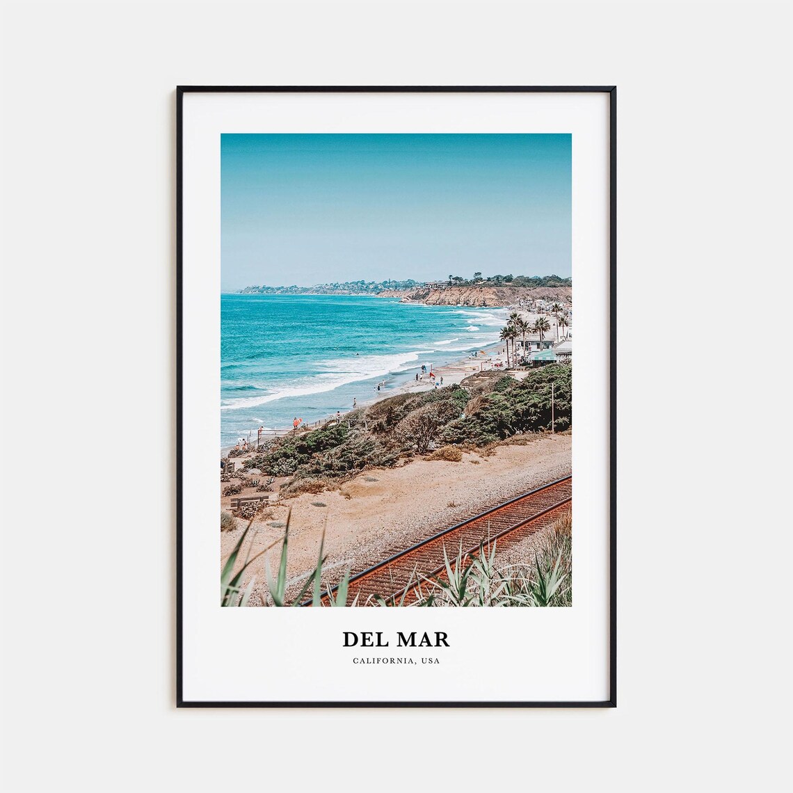 Del Mar Travel Poster, California Place Print