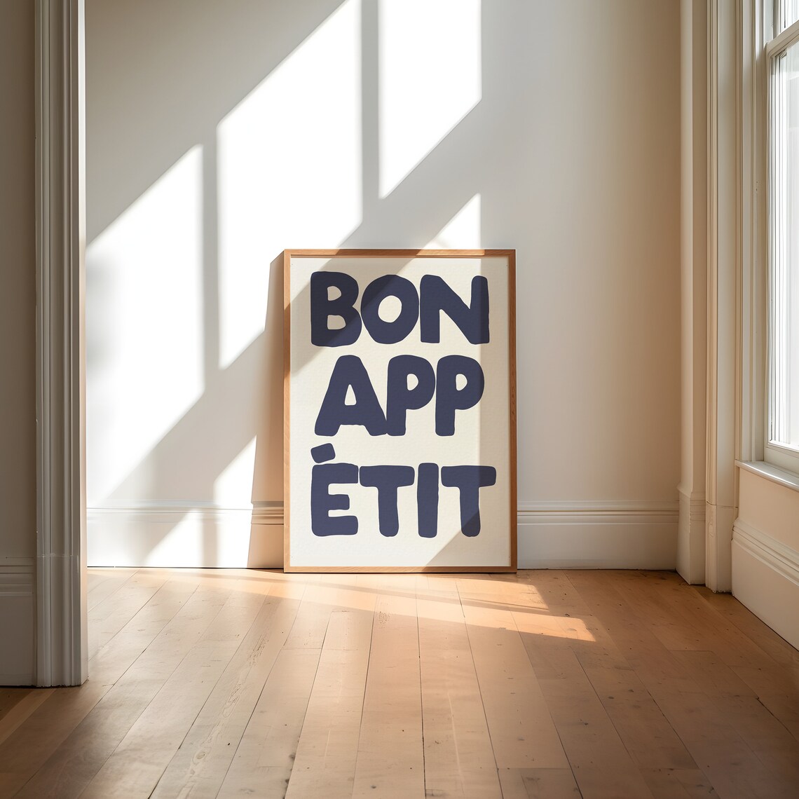 Bon Appetite Aesthetic Kitchen Decor Art Print - Image 2