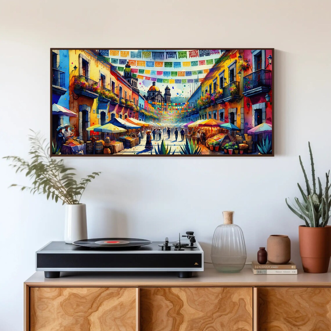 Essence Of Mexico, Mexican Street Painting Art Print - Image 5