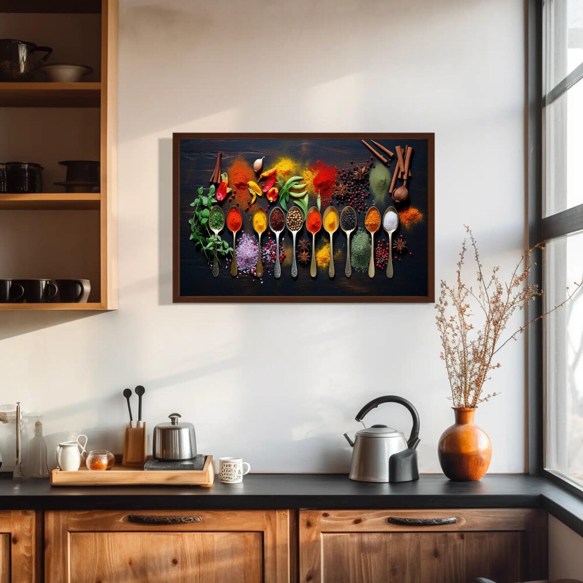 Herbs And Spices Kitchen Decor Art Print - Image 3