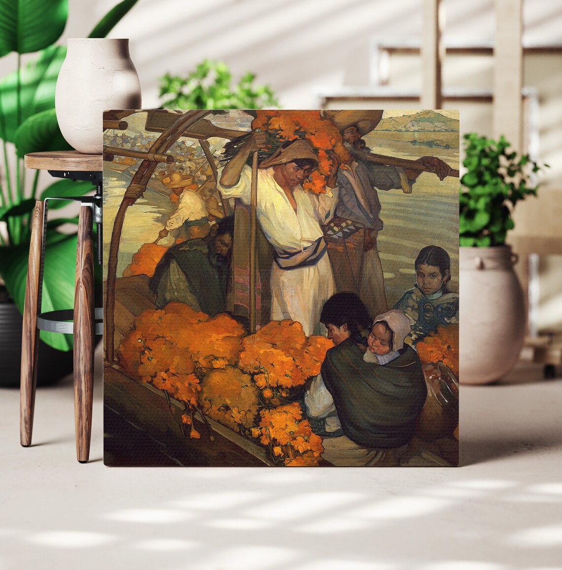 La Ofrenda by Saturnino Herrn, Mexican Vintage Poster - Image 3