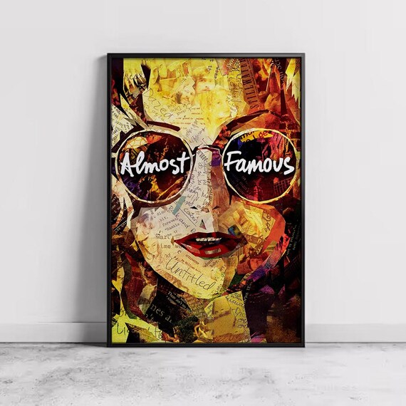 Almost Famous Rock Collage Sunglasses Stillwater Music Film Poster