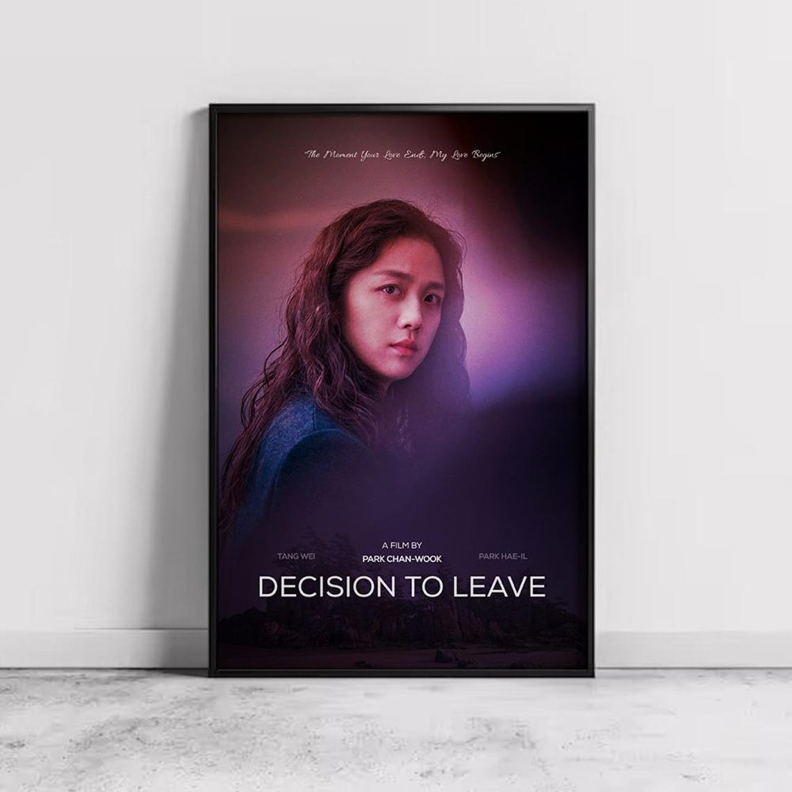 Decision To Leave Park Chan Wook Tang Wei Korean Mystery Drama Poster