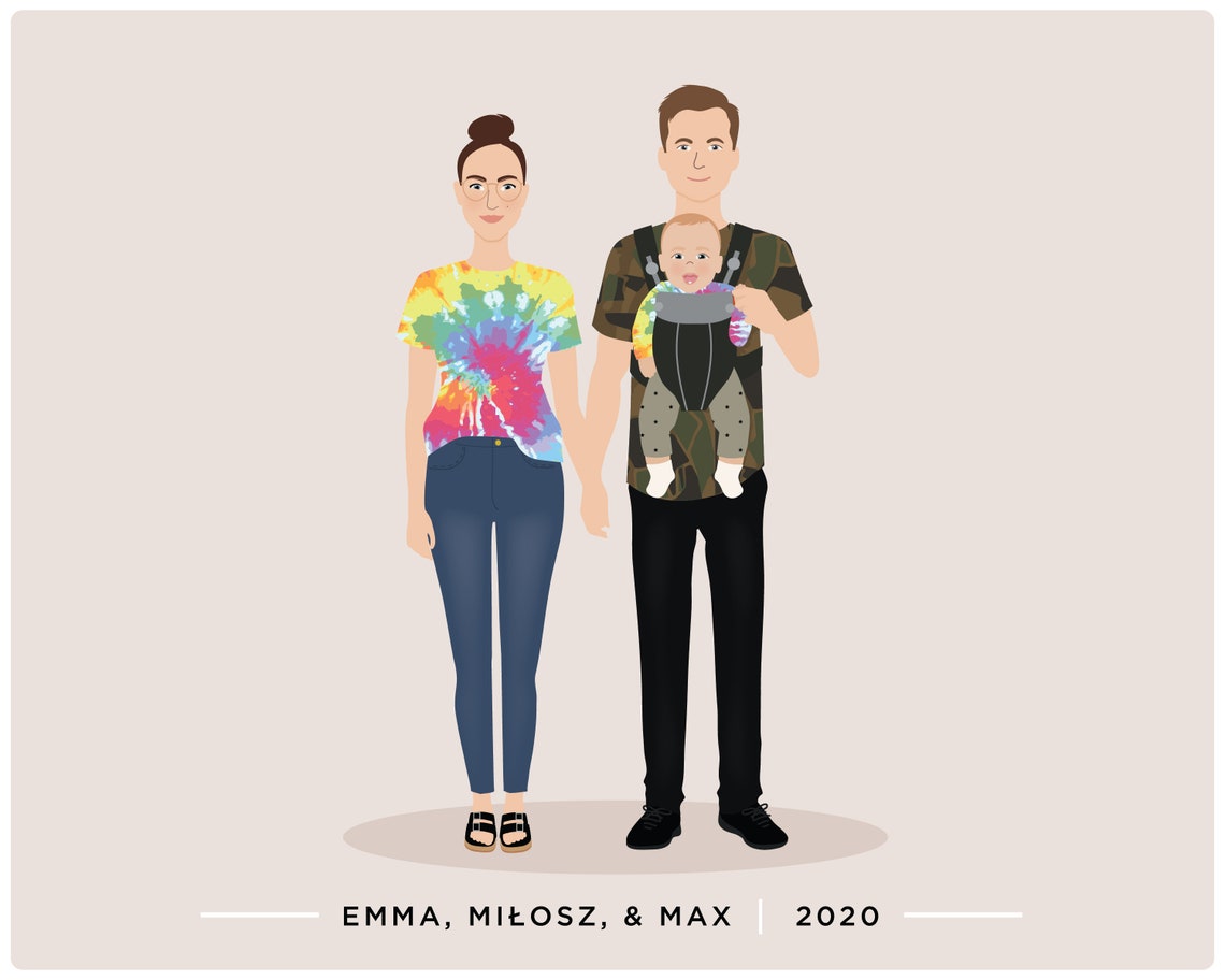 Custom Portrait, Additional Person - Image 2