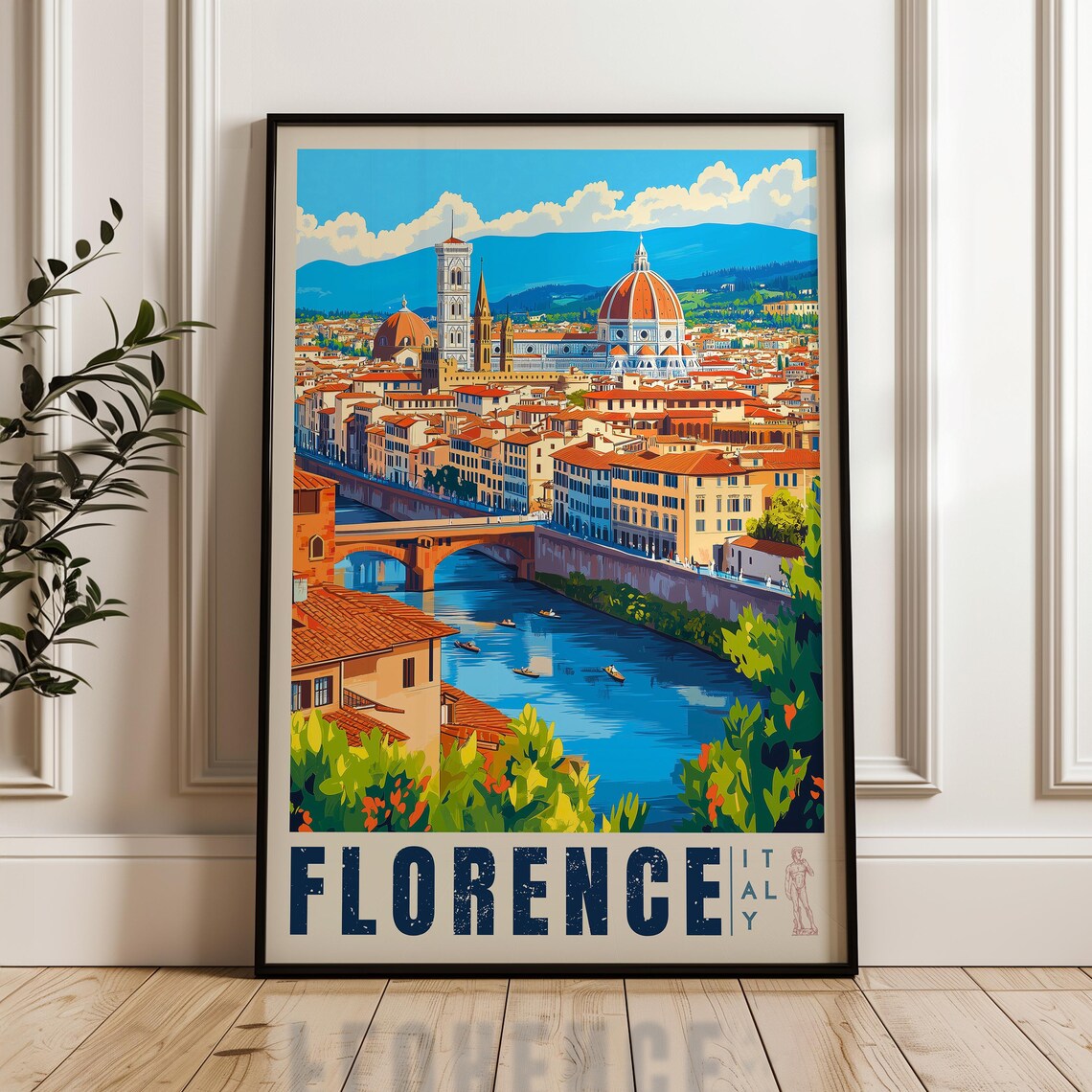 Florence Duomo - Vintage Travel Poster