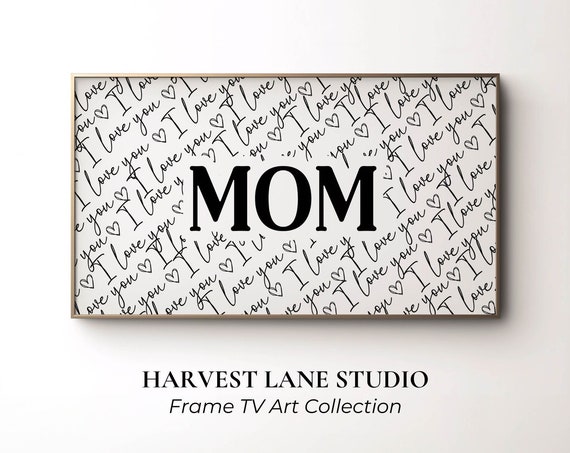 Frame Tv Art For Mothers Day Mothers Day Decor Mothers Day Sign The Frame Tv Art Gift For Mom Tv Art