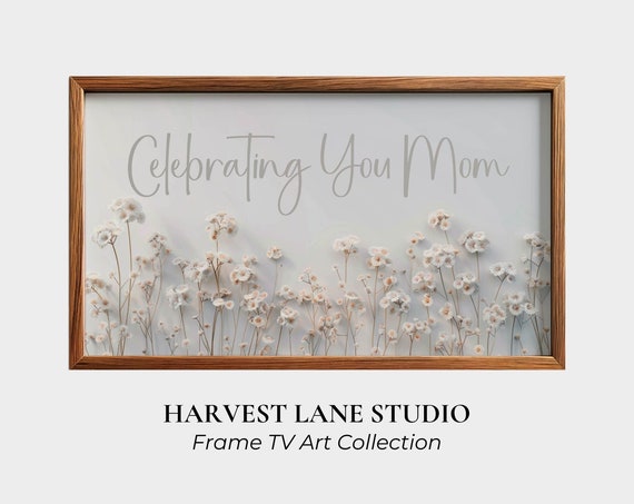 Frame Tv Art For Mothers Day Mothers Day Decor Party Decoration The Frame Tv Art Gift For Mom Tv Art