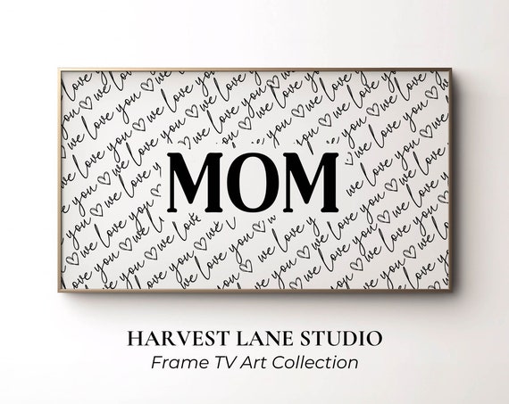 Frame Tv Art For Mothers Day Mothers Day Decor Mothers Day Sign The Frame Tv Art Gift For Mom Tv Art