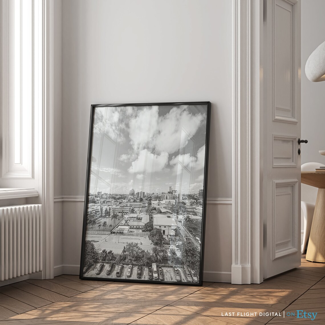 Lagos Cityscape Aerial View Nigeria Africa Urban Skyline Poster - Image 4