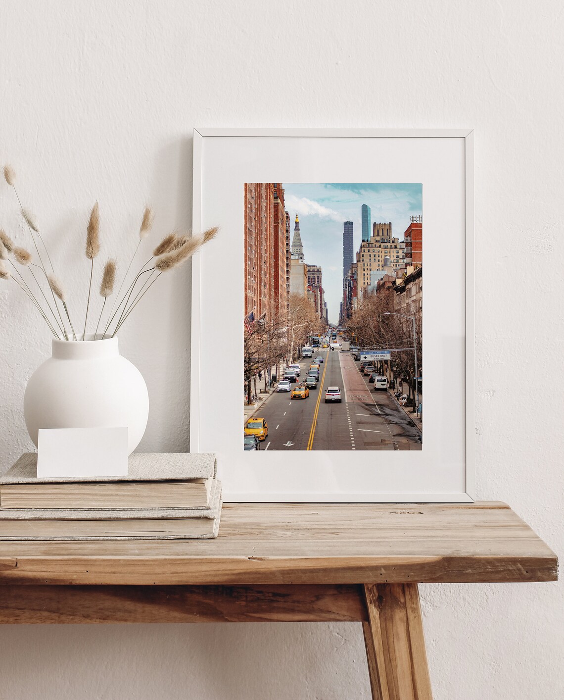 New York City Street Photo Aerial Travel Poster - Image 4