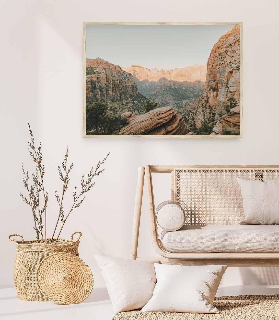 Zion National Park Desert Canyon Art Print - Image 3