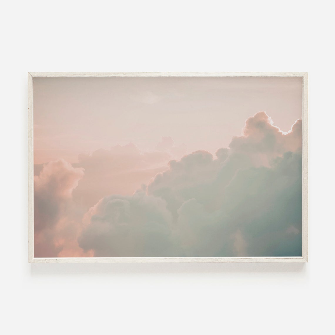 Cloud Sunset Print Sunset Photography Pastel Print Print Nursery Wall Art Art