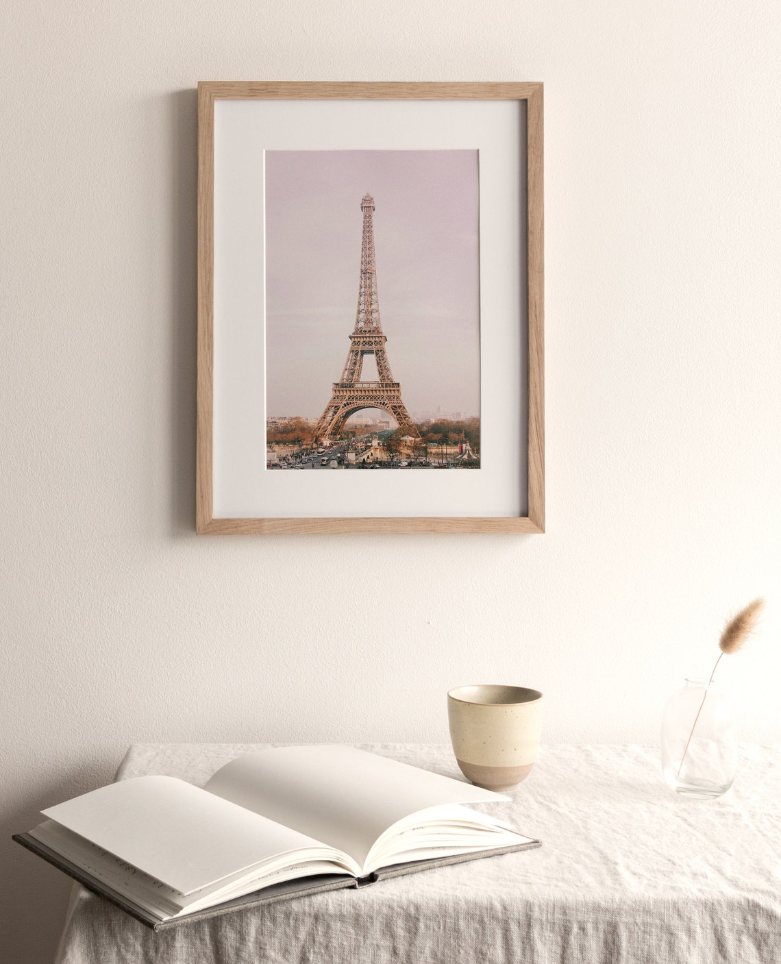Pastel Eiffel Tower Print Paris Aesthetic France Decor Paris Wall Art Eiffel Tower Photography Wall Art - Image 3