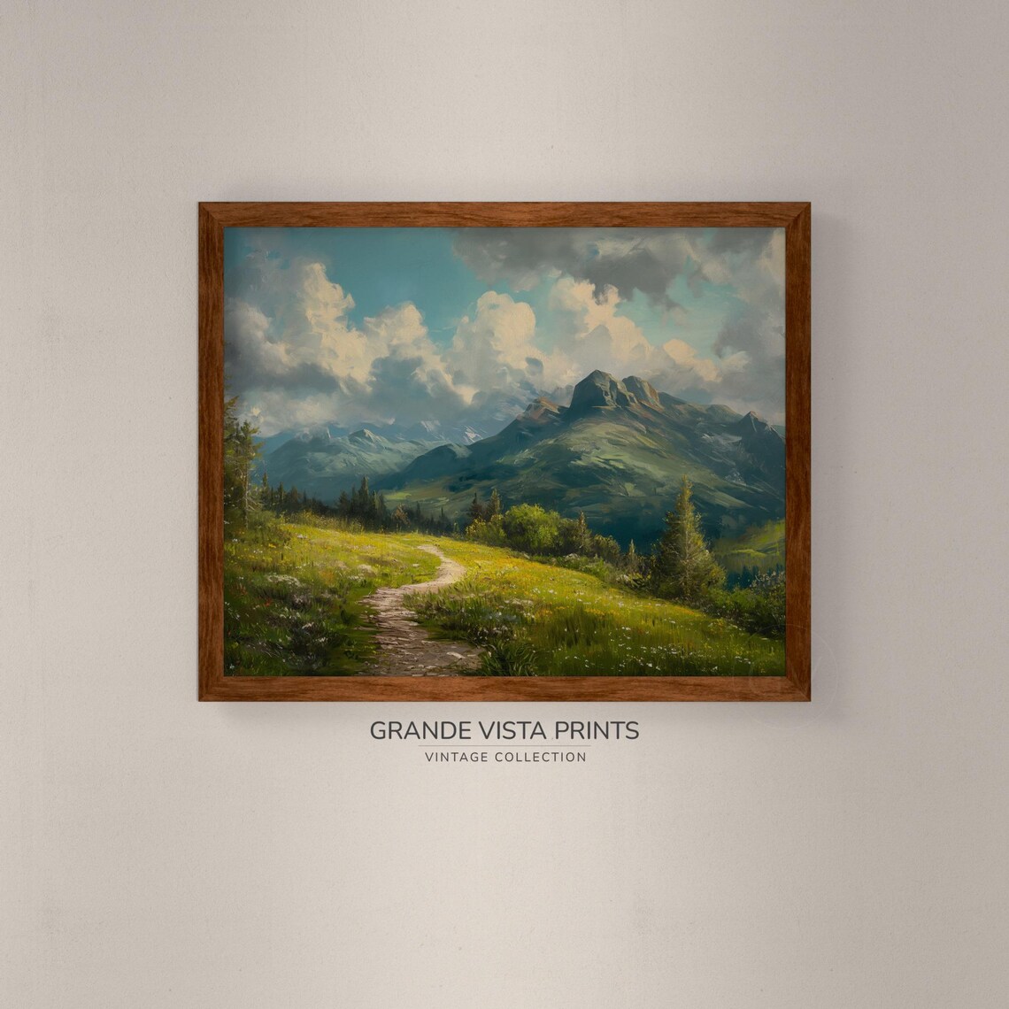 Mountain Path Landscape Poster - Image 4