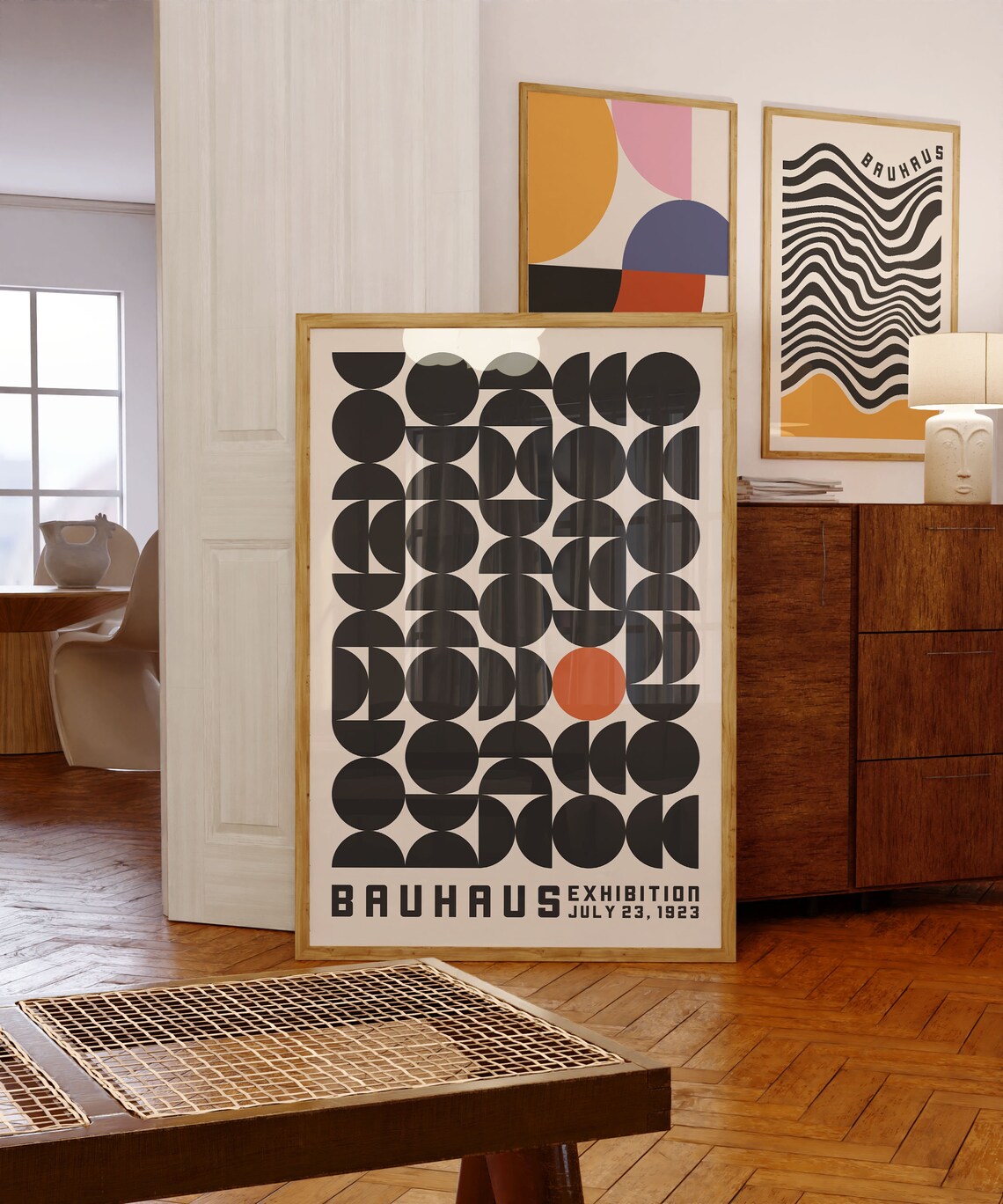 Bauhaus Exhibition Poster 1923, Minimalist Poster Print
