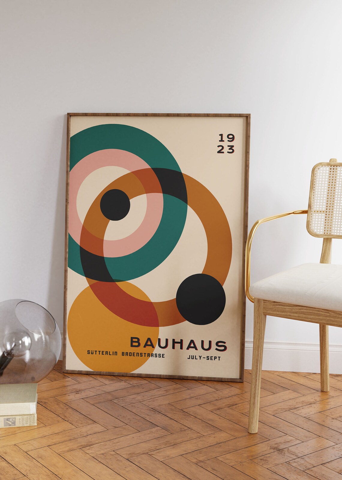 Bauhaus Retro Art Print, Vintage Mid Century Modern - Image 3