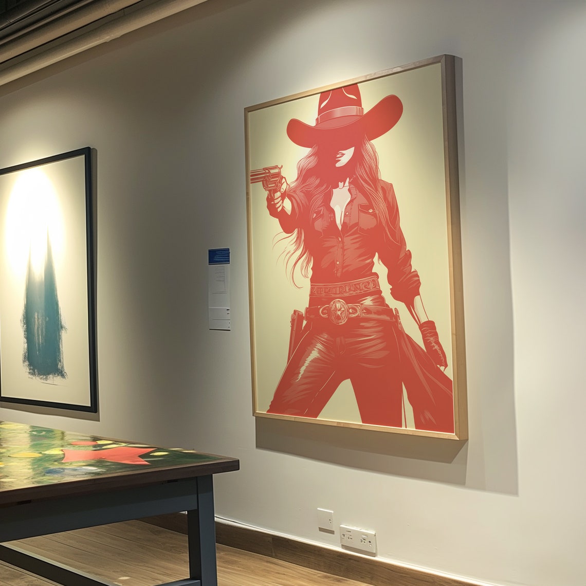 Wild West Cowgirl, Rustic Western Decor - Image 5