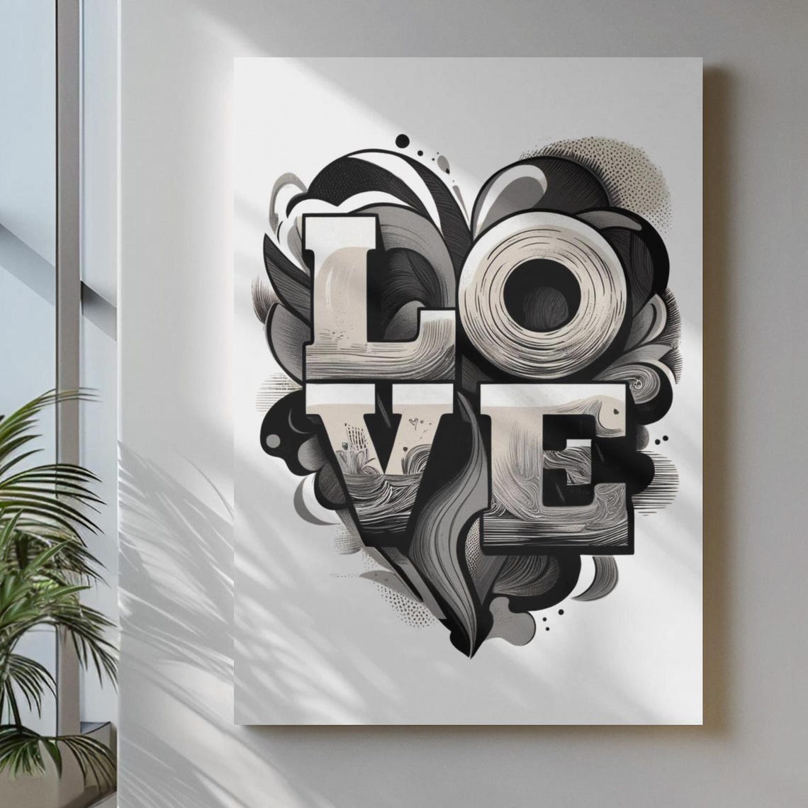 Love Love Word Art