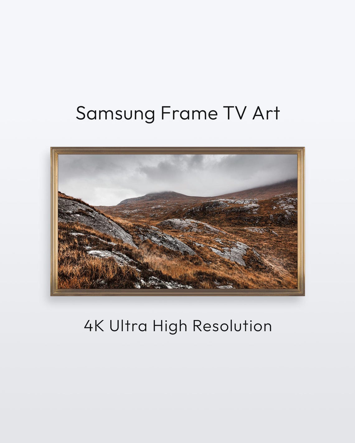Scotland Samsung Frame Tv Art Moody Landscape Photography 4k Print