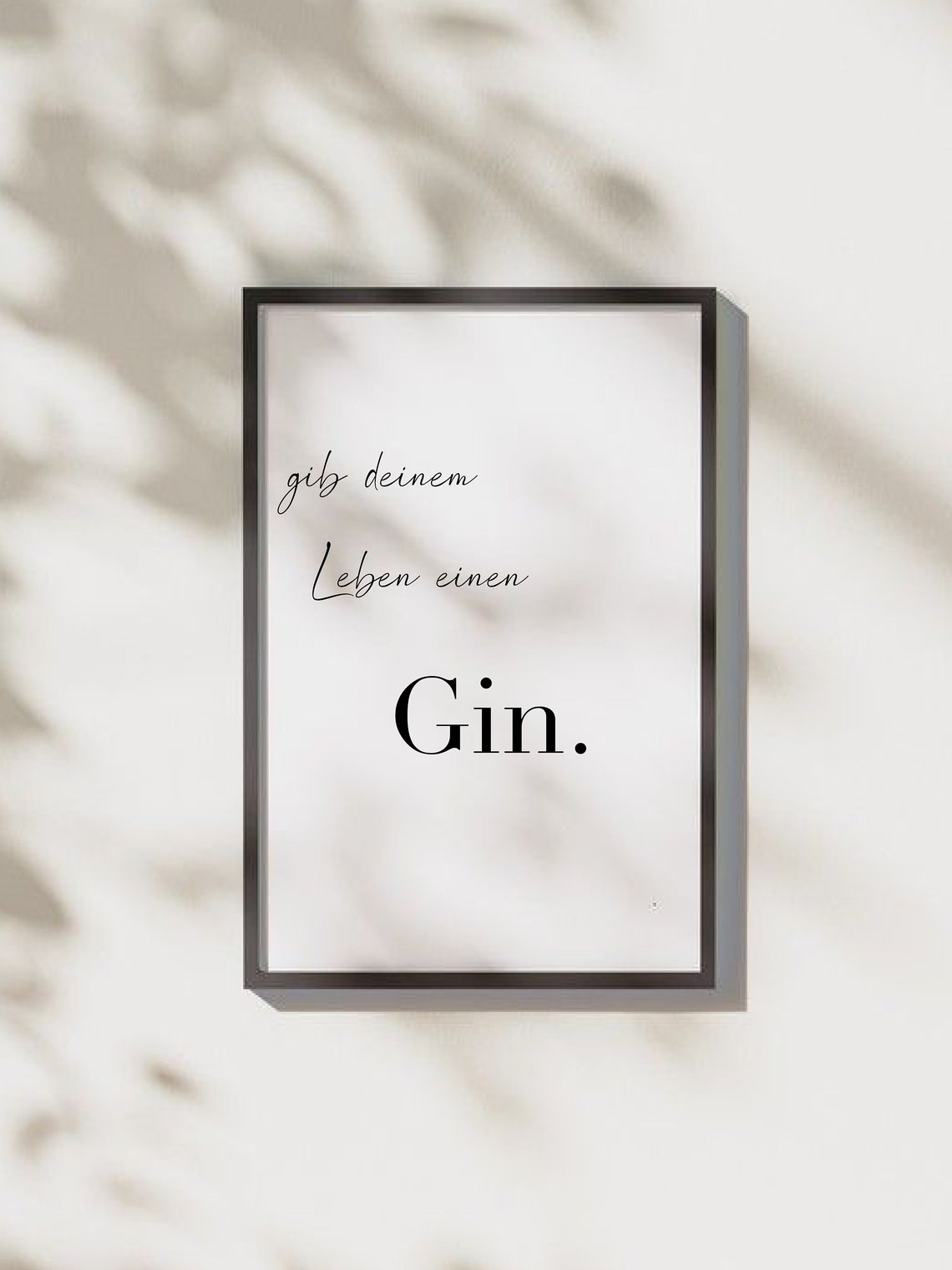 Give Your Life A Gin Poster Funny Kitchen Poster Wine Posters Gin Lover Gift - Image 3