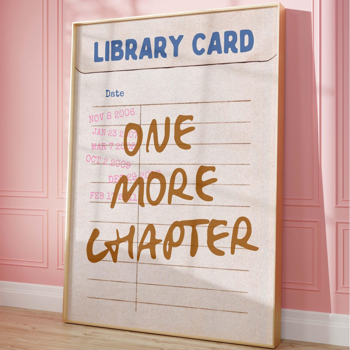 One More Chapter, Retro Poster for Readers - Image 2