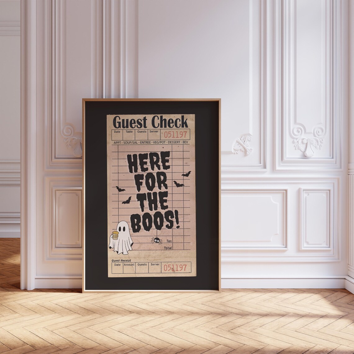 Trendy Guest Check, Funny Halloween Decor - Image 3