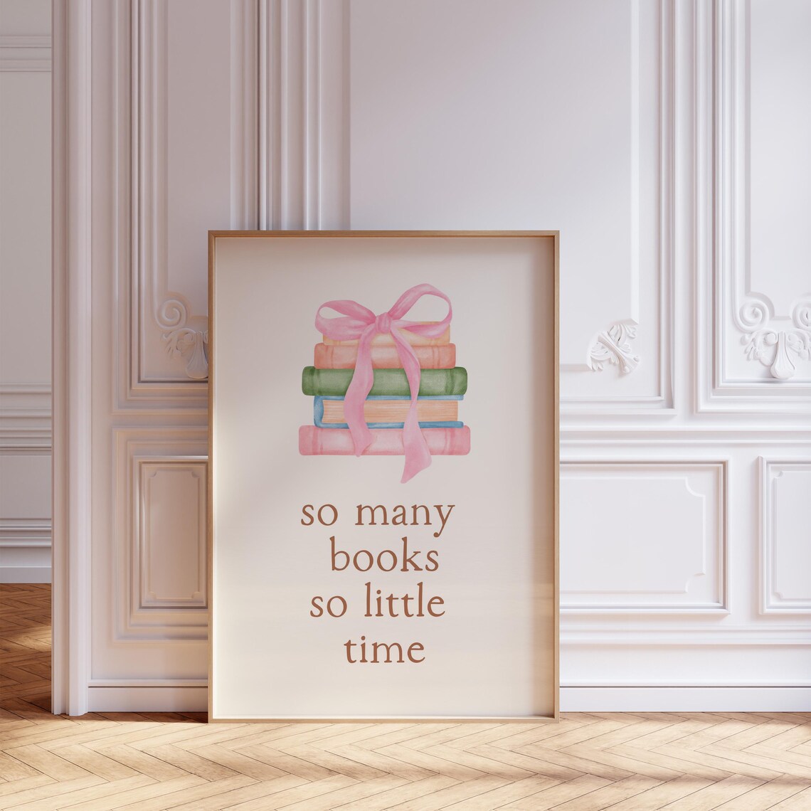 So Many Books, So Little Time - Bookish Poster - Image 2
