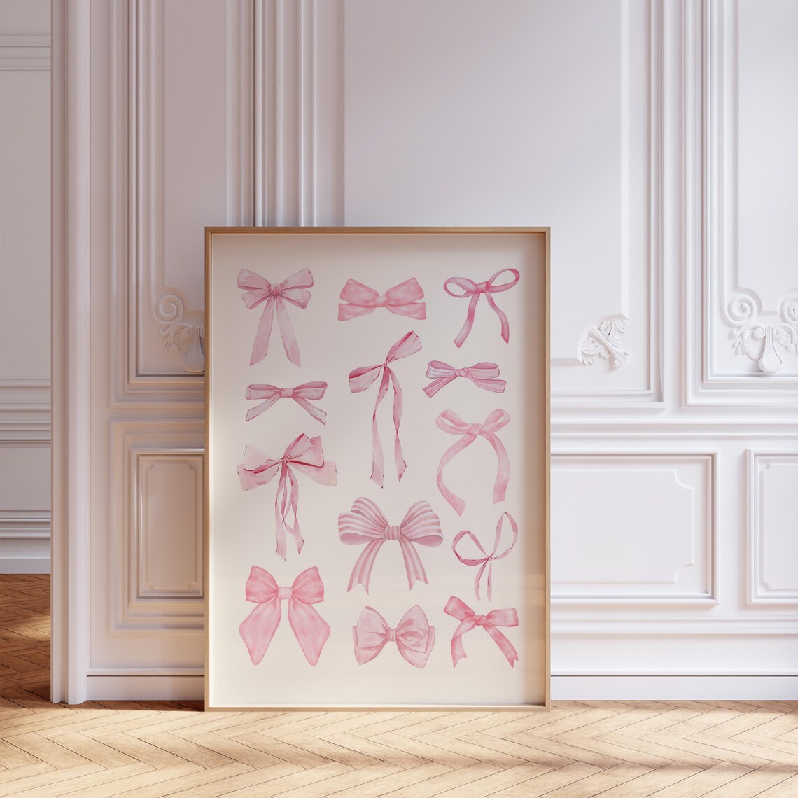Coquette Bow Poster, Grandmillennial Nursery Decor - Image 3