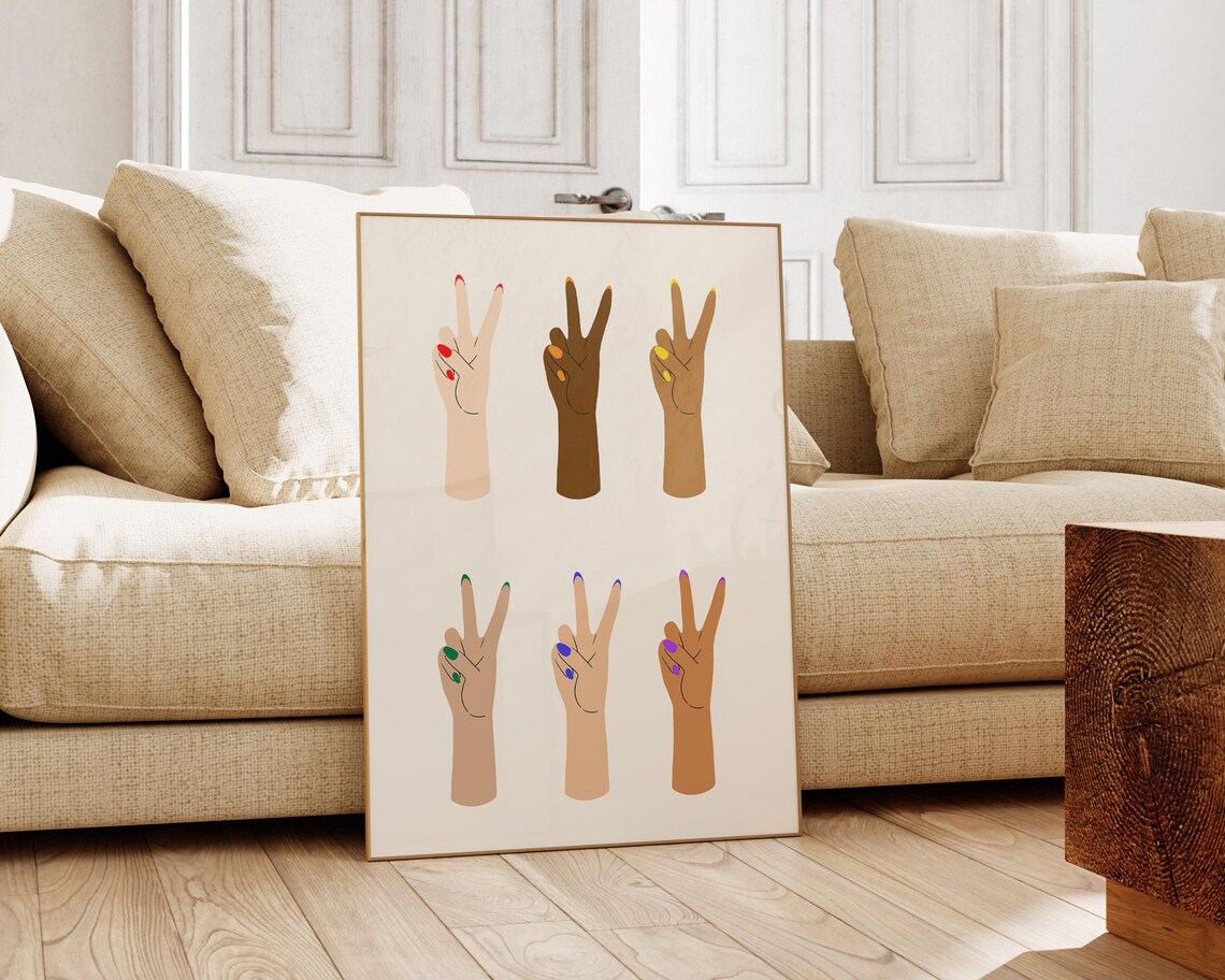 Diversity LGBTQIA Acceptance Kindness Peace Minimalist - Image 2