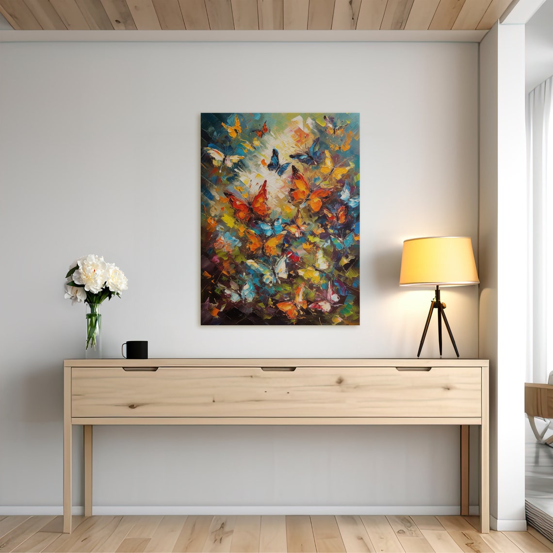 Butterfly Enthusiast Contemporary Art Art Modern Wall Decor Art Prints Instant Wall Art - Image 2