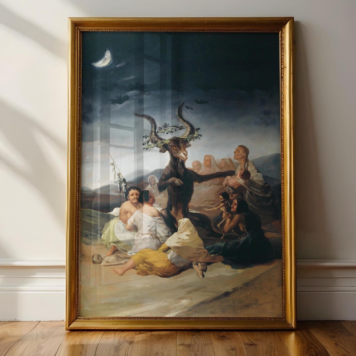 Witches Sabbath by Francisco de Goya, Gothic Art Print - Image 3