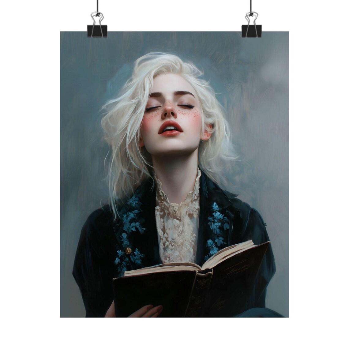 Book Lover Reading Nook Poster Print, Aesthetic Decor - Image 2