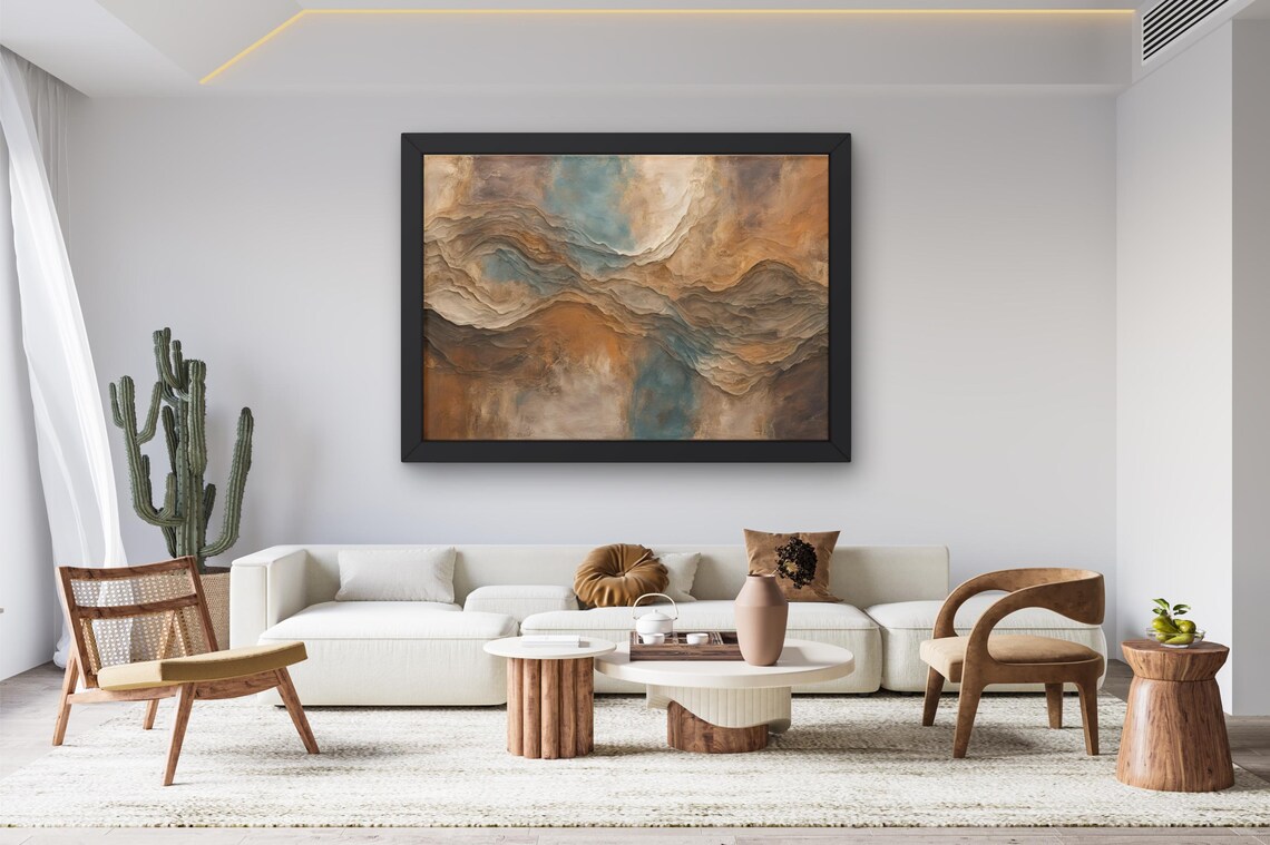 Serene Forest Path Contemporary Art