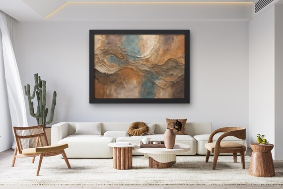 Serene Forest Path Contemporary Art