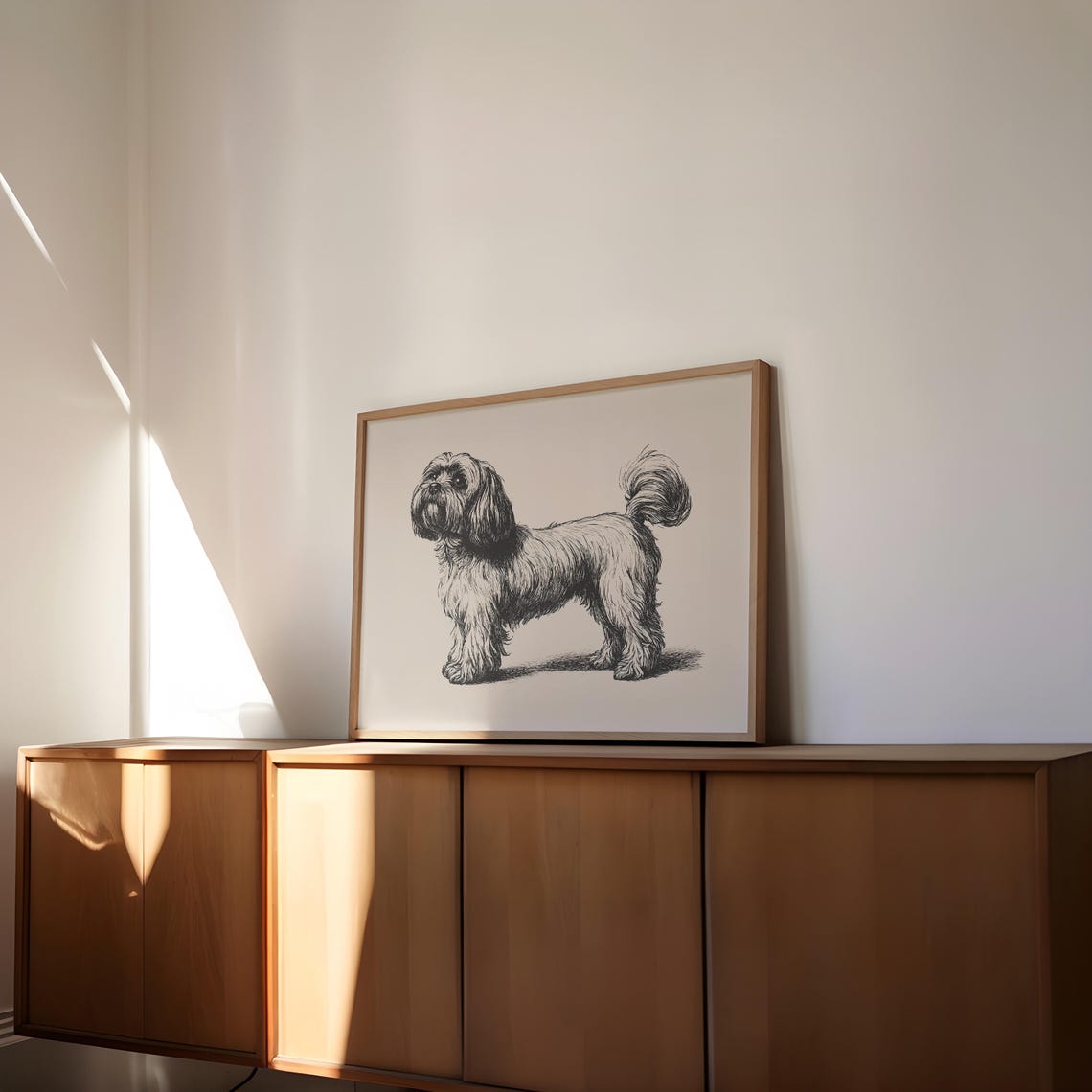 Havanese Vintage Print Dog Vintage Poster Dog Wall Art Decor Antique Vintage Painting Country Wall Art Dog Drawing Farmhouse Print - Image 3